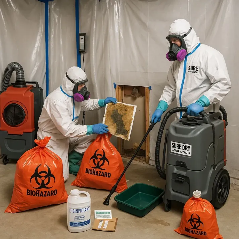 Contaminated Water Handling Protocols process in Del City, OK