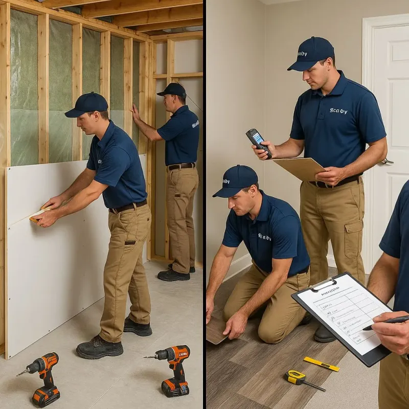 Repairs and Reconstruction process in Del City, OK
