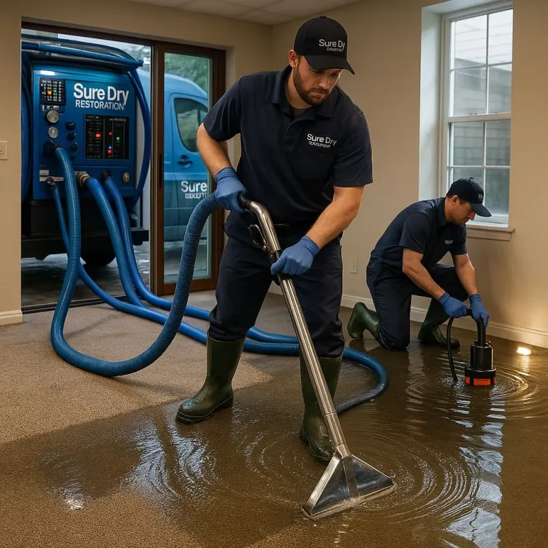 Water Extraction and Removal process in Del City, OK
